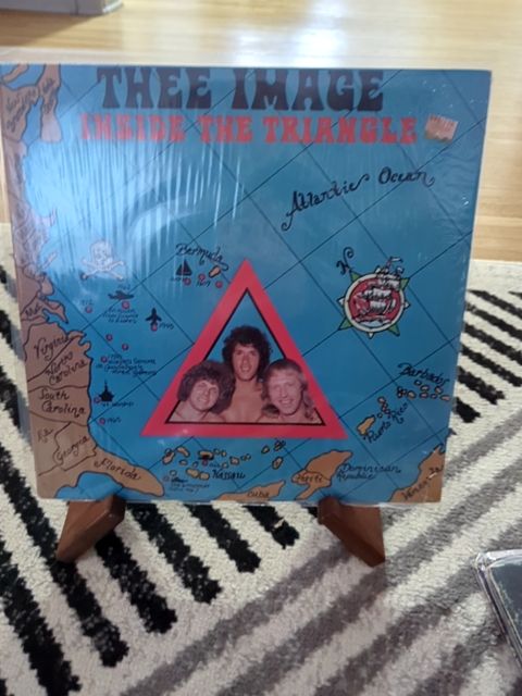Vinyl Thee image inside the triangle