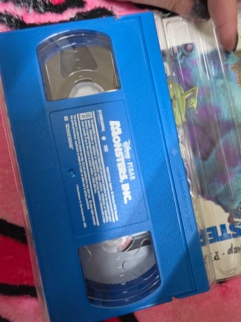 Monsters, Inc VHS,Blue, Pixie’s Bizarre Bizaar