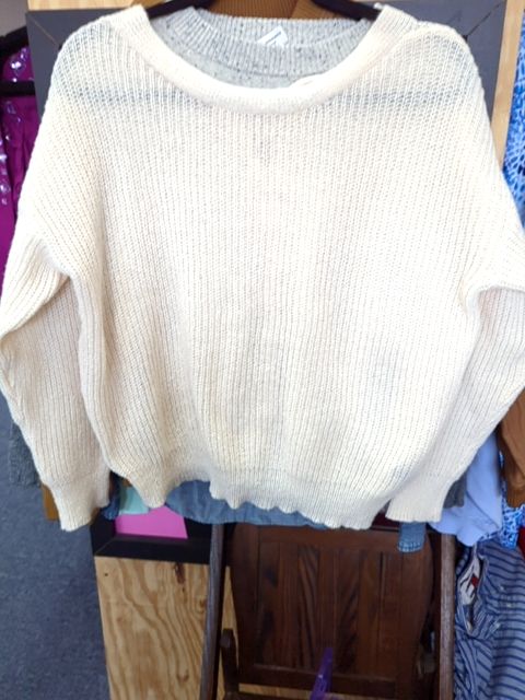 Tie Back sweater, S