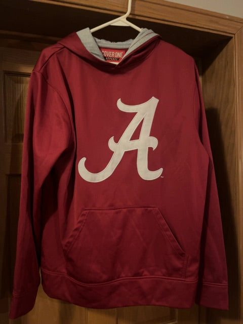 Red Cover one Hoodie (Alabama), Medium