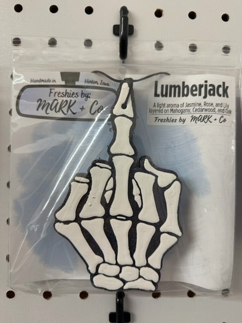 Skeleton Finger Lumberjack Freshie