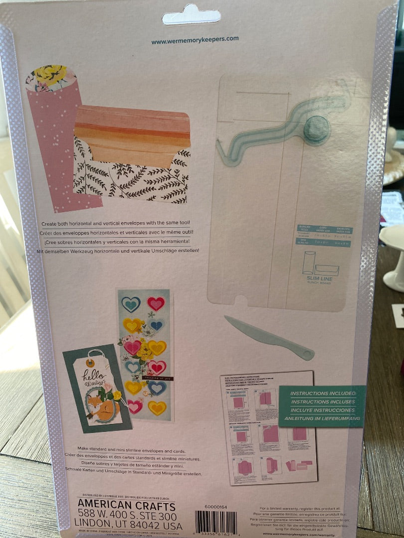 We R Memory Keepers Slimline Punch Board