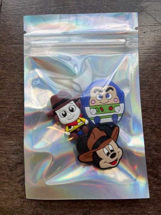 Black Croc Charms Grace's bead Shop