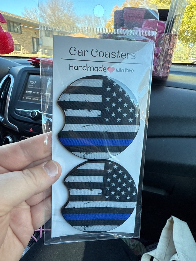 Police Car Coasters, Car Coaster