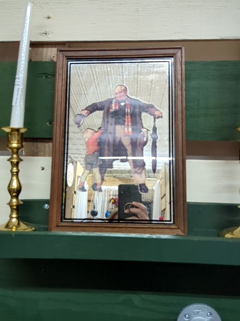 Norman Rockwell The Gift Mirror