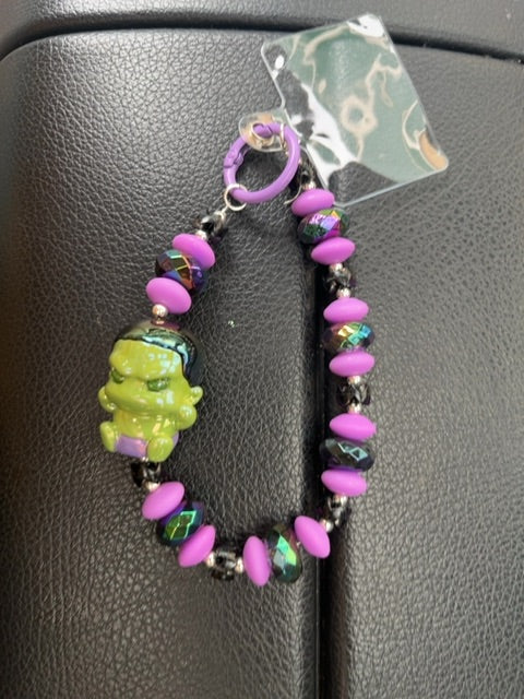 Purple Phone charm Grace's bead Shop