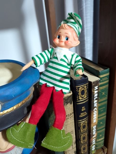 Vintage Elf Green stripe
