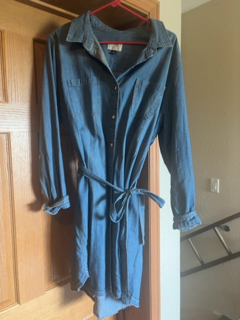 Denim Universal Thread Dress, XL