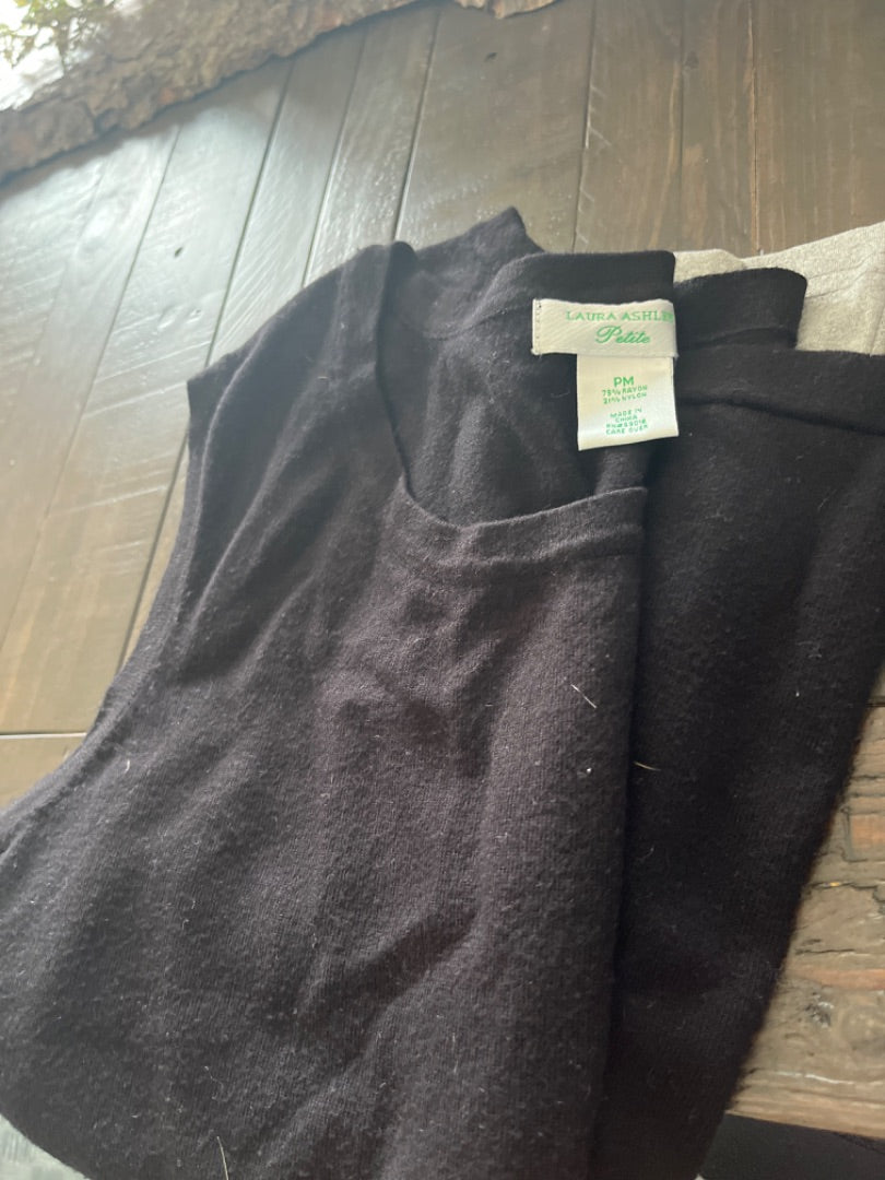 Black Laura Ashley Tank top, PM