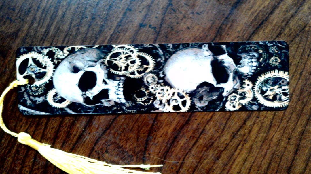 Bookmark SKULLS /GEARS