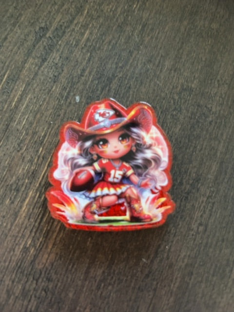 Red Acrylic Charm Magnets Grace's bead Shop