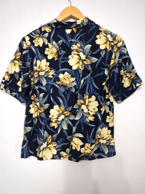 Vintage Clothing Short sleeve linen blend button-up, 8