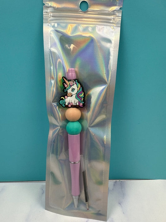Unicorn  Beaded Pen