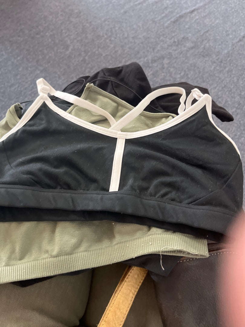 Black & white All in motion Sports bra, XS