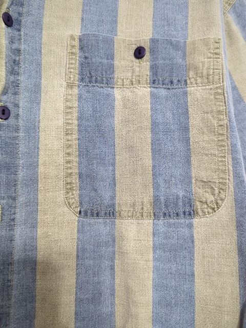 Vintage Clothing 100% cotton long sleeve button-up, L