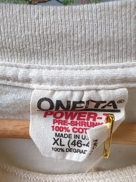 Vintage Clothing Shell T Shirt, XL