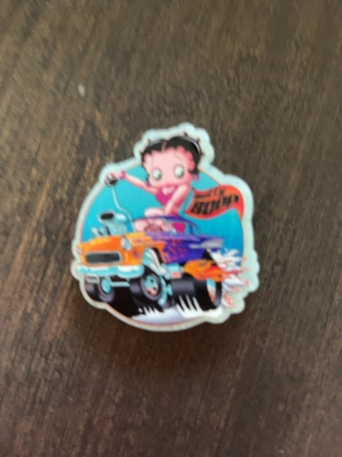 Teal Acrylic Charm Magnets Grace's bead Shop