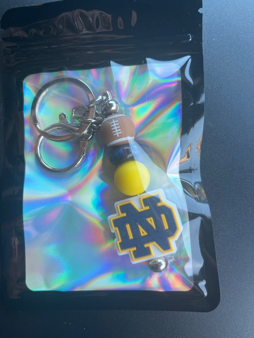 Silver Sport Keychain Grace's bead Shop