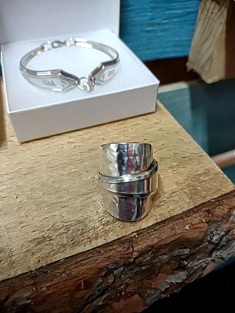 Rings from silverware