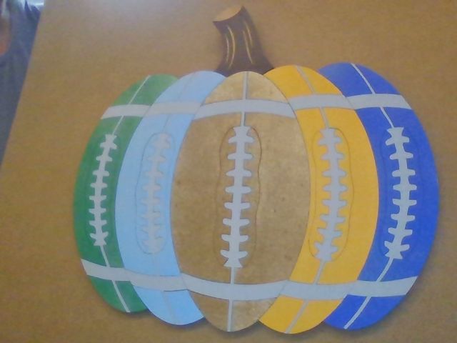 Colored football, Otter Creek Laser