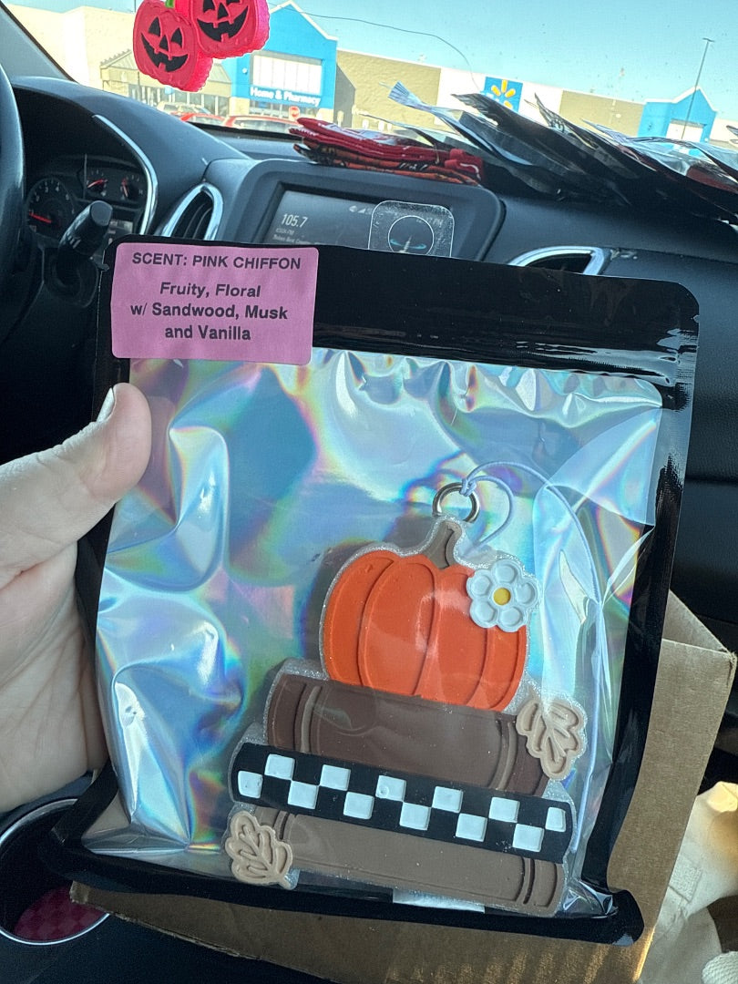 Brown Pumpkin Books Freshie, Full Size