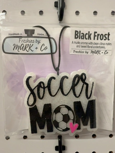 Soccer Mom Black Frost Freshie