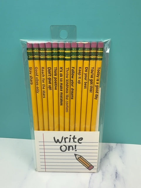 Left Hand Engraved Pencils