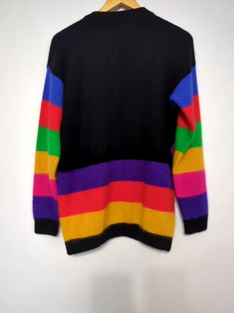 Vintage Clothing 80s Angora lambs wool blend sweater, S