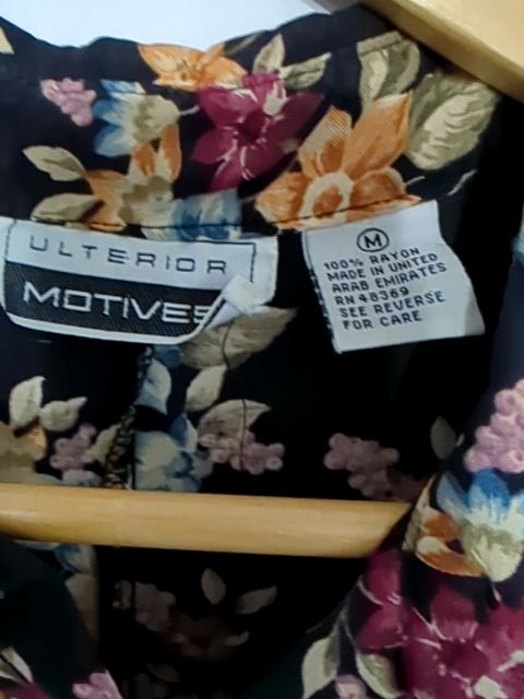 Vintage Clothing Button Up Dress, M