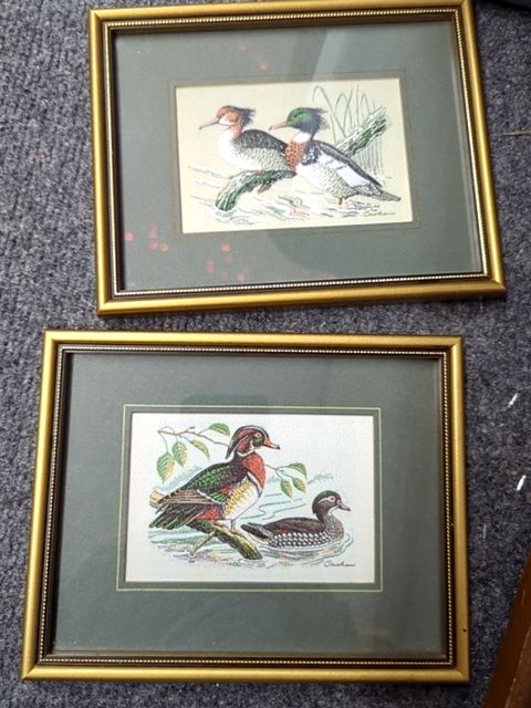 Hand Stitched Silk Art