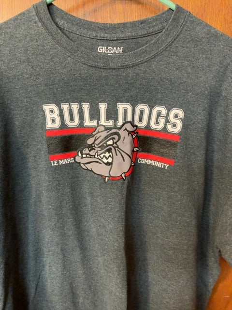 Dark gray Bulldog T Shirt, 2 XL