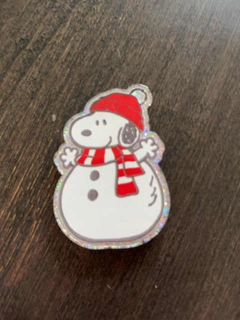 Silver Acrylic Charm Magnets Grace's bead Shop