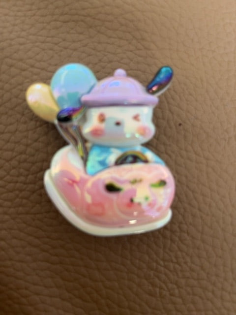 White Acrylic Charm Magnets Grace's bead Shop