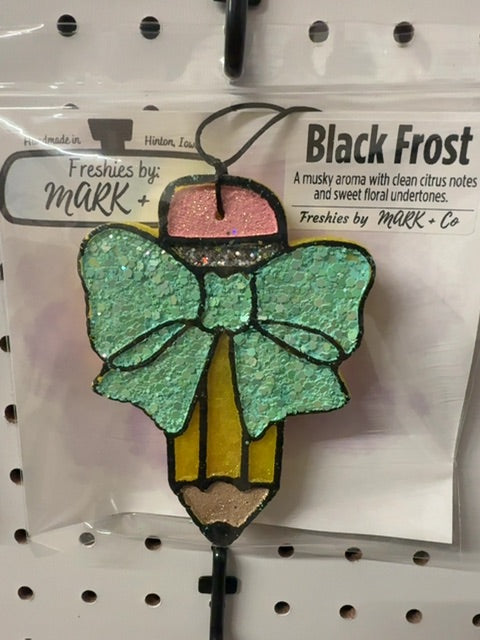 Bow Pencil Black Frost Freshie