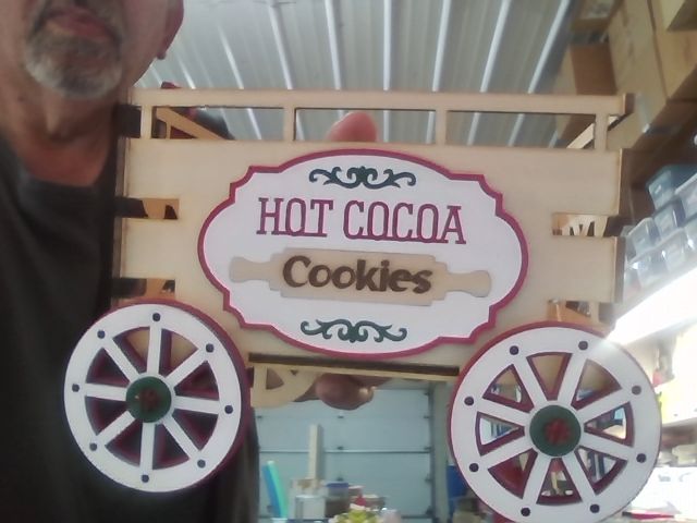 Hot cocoa wagon