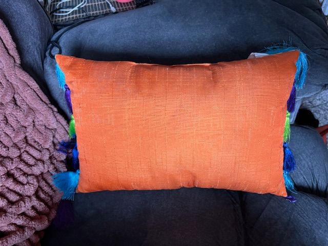orange pillow