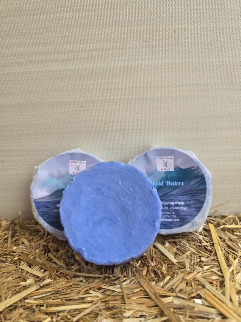 blue Rapid Waters Men's Shaving pucks