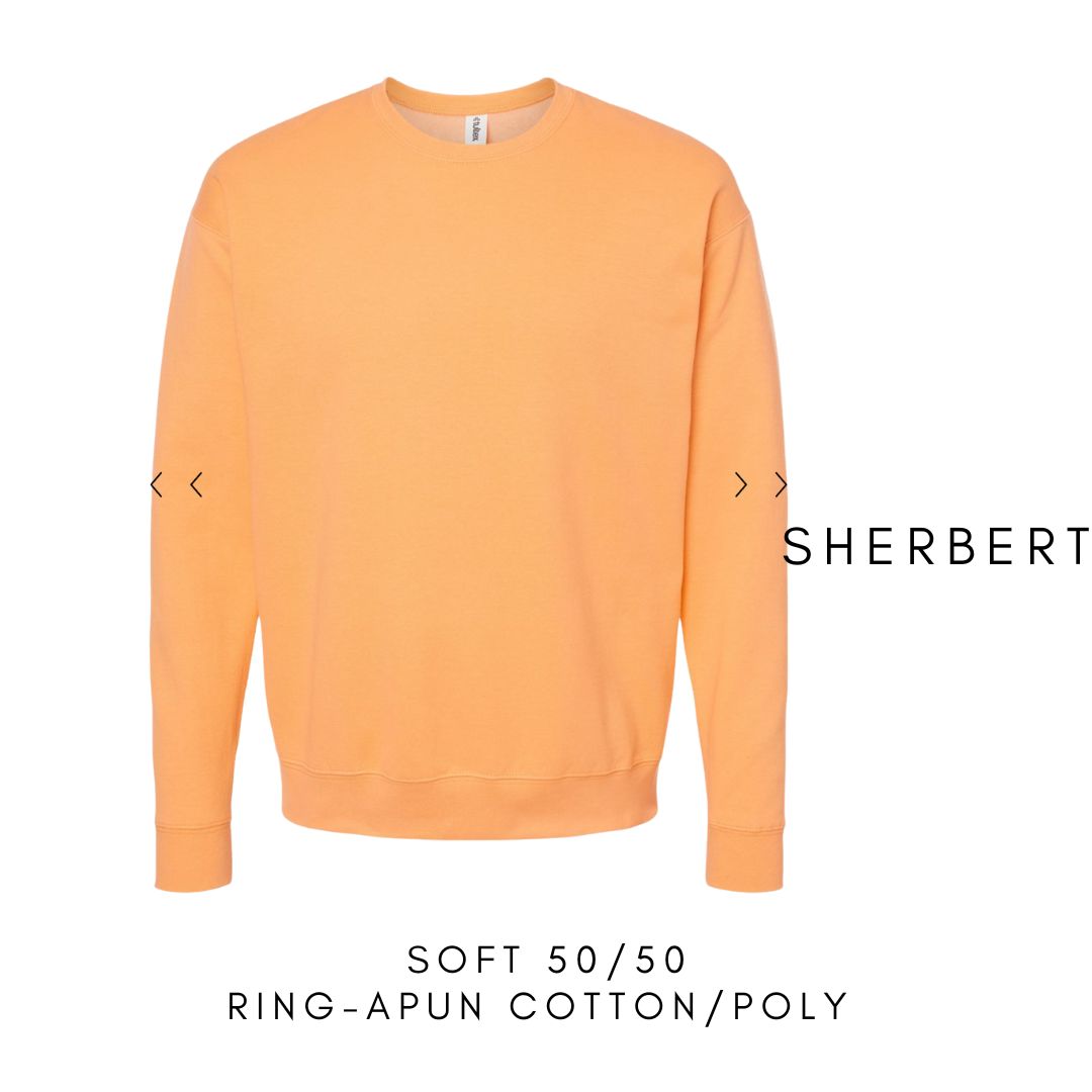 Sherbert Center of My World Clothed in Grace Iowa, X-Large
