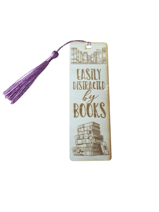 Small Town Shop Easily Distracted By Books Bookmark