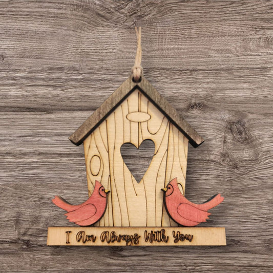 Small Town Shop I Am Always With You Birdhouse Ornament