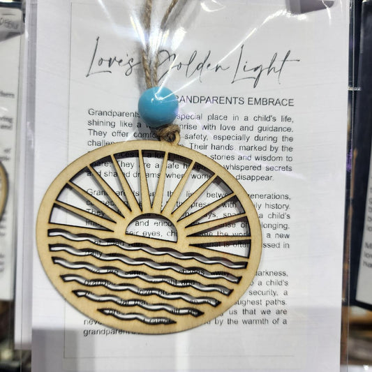 Small Town Shop Love's Golden Light Storycard