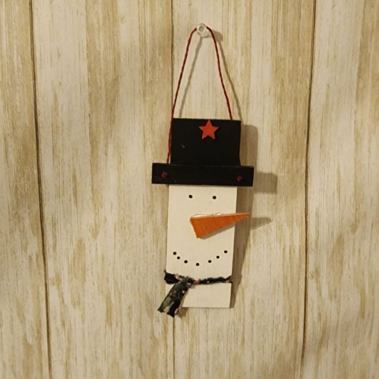 Small Town Shop Shim Snowman Ornament