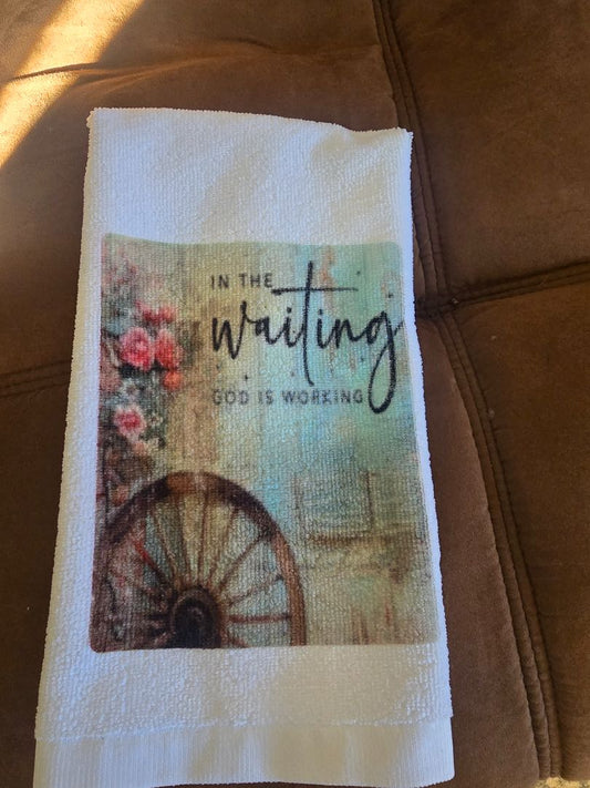 Hand towel In the waiting