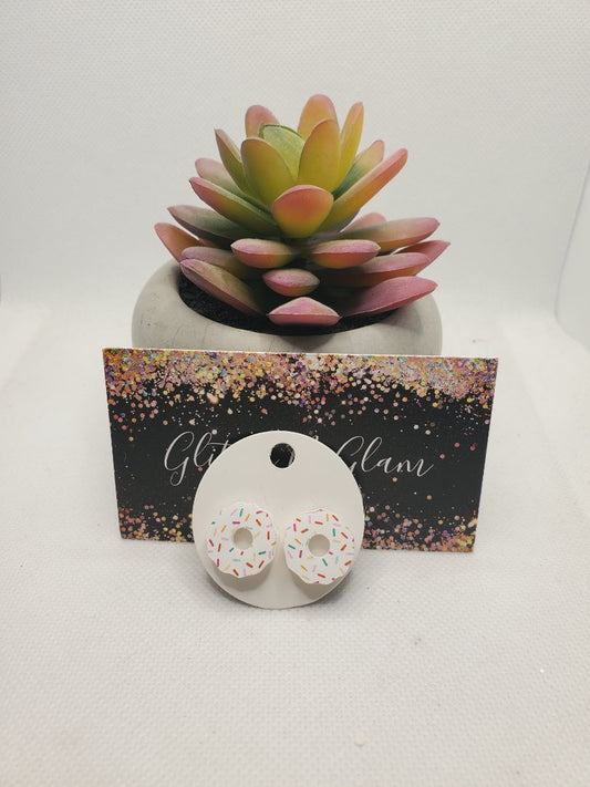 Multicolored Glitter N Glam Earrings