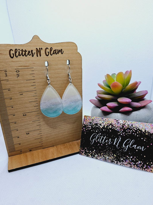 Ocean theme Glitter N Glam Earrings