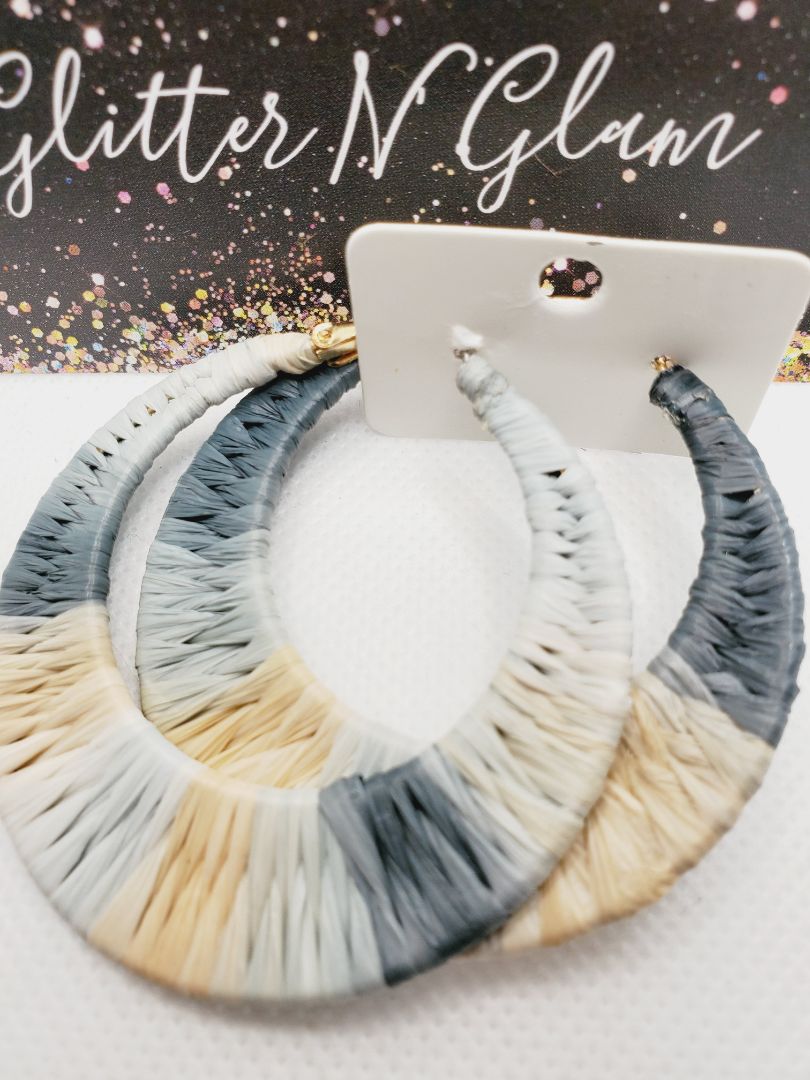 Multicolored Glitter N Glam Earrings
