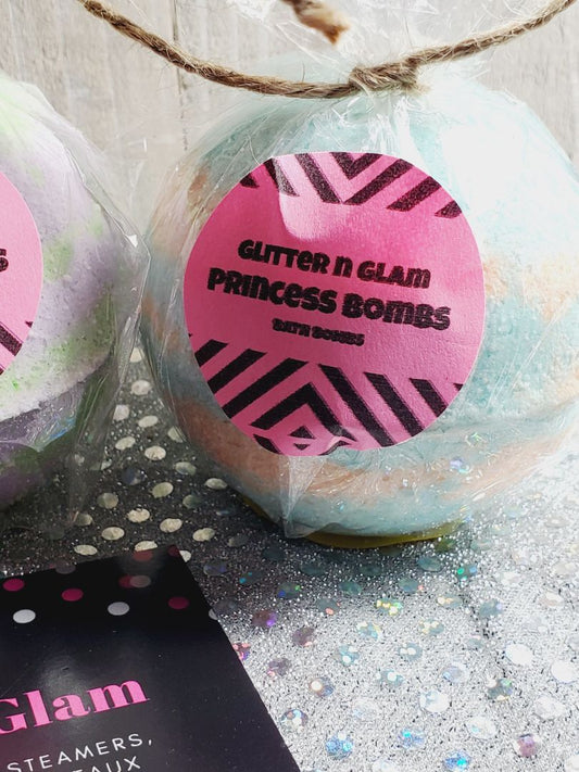 Glitter N Glam Princess (girl toy inside) Bath Bomb