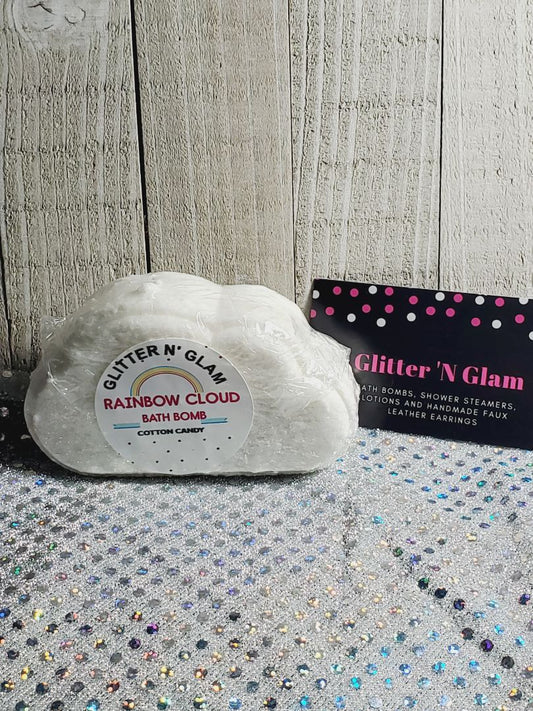 Glitter N Glam Rainbow Cloud Bath Bomb
