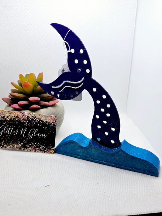 Purple and Blue Glitter N Glam Earring Stand