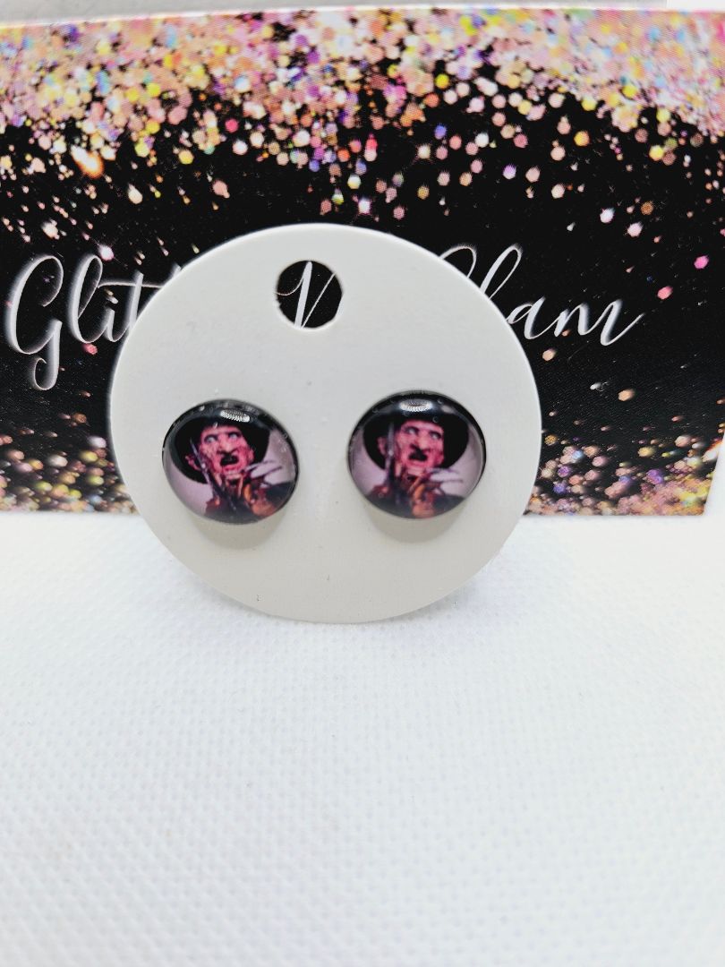 Glitter n Glam 1918 Freddy Stud Earrings